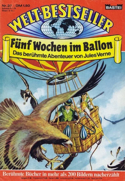 Cover of Funf Wochen im Ballon