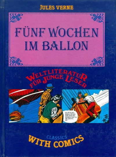 Cover of Fünf Wochen im Ballon
