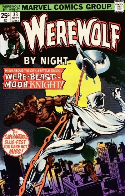 Cover of Wolf-Beast vs. Moon Knight
