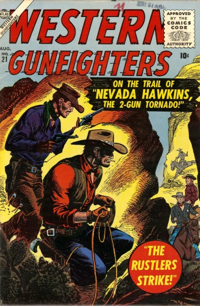 Cover of Nevada Hawkins, The Two-Gun Tornado!