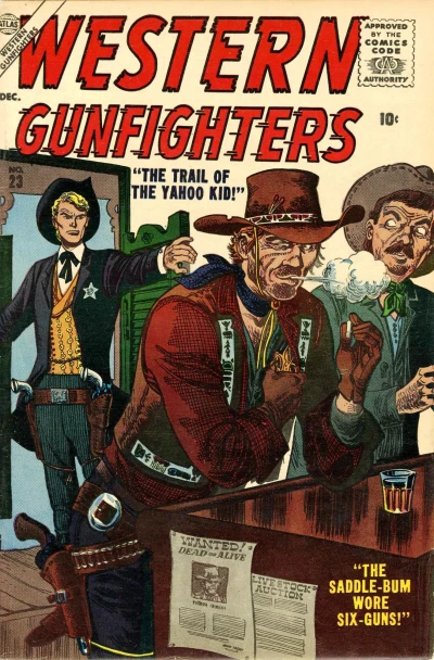 Cover of The Saddle Bum Wore Six Guns!