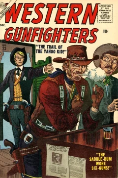 The Saddle Bum Wore Six Guns!