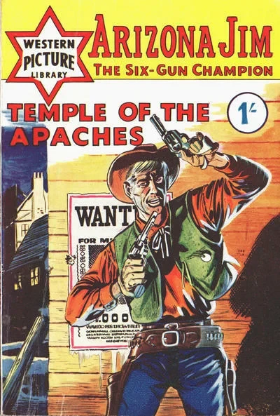 Cover of Arizona Jim The Six-Gun Champion: Temple of the Apaches