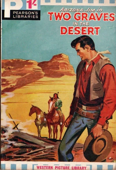 Cover of Arizona Jim in Two Graves in the Desert
