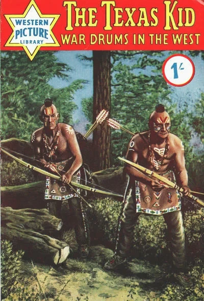 Cover of The Texas Kid: War Drums in the West