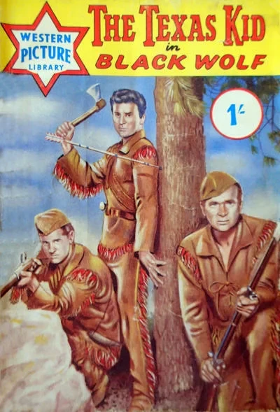 Cover of The Texas Kid in Black Wolf