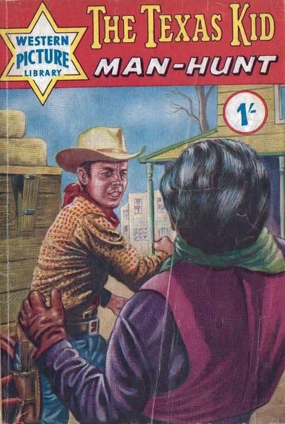Cover of The Texas Kid: Man-Hunt