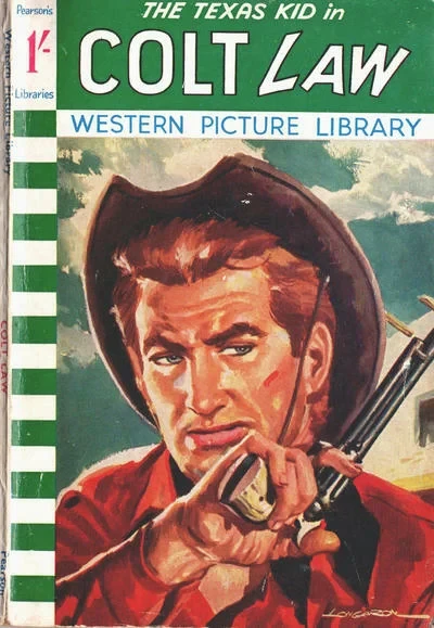 Cover of The Texas Kid in Colt Law