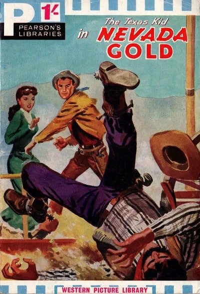 Cover of The Texas Kid in Nevada Gold