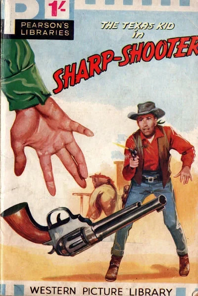 Cover of The Texas Kid in Sharp-Shooter