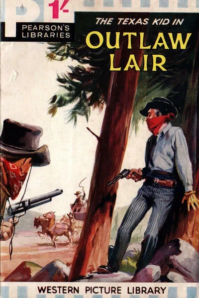 Cover of The Texas Kid in Outlaw Lair