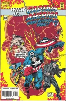 Cover of What If...  Captain America  Were Revived Today? Part 2