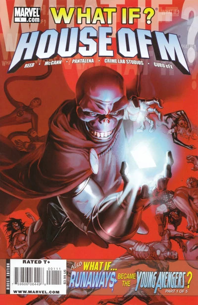 Cover of What If... Scarlet Witch Ended The "House Of M" By Saying "No More Powers"?;  What If... Runaways Became The Young Avengers? Part 1 Of 5