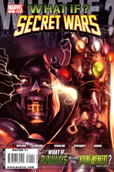 Cover of What If...Doctor Doom Kept The Beyonder's Power;  What If The Runaways Became The Young Avengers, Part 5 (of 5)