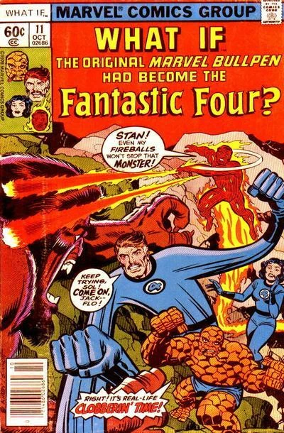 Cover of What if the Original Marvel Bullpen had Become the Fantastic Four?