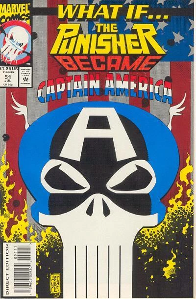 Cover of What if The Punisher became Captain America?