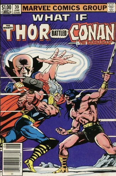 Cover of What if Thor Battled Conan the Barbarian