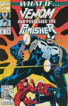 Cover of What If Venom Had Possessed the Punisher?