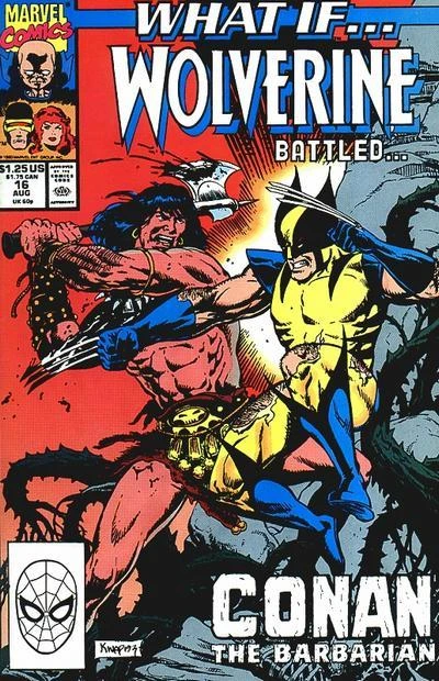 Cover of What if Wolverine Battled Conan the Barbarian