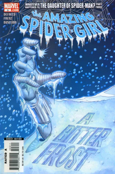 Cover of Whatever Happened to the Daughter of Spider-Man?  Part 3: A Bitter Frost
