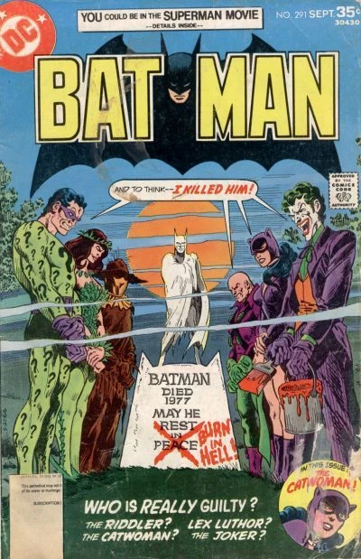 Cover of Where Were You On The Night Batman Was Killed?