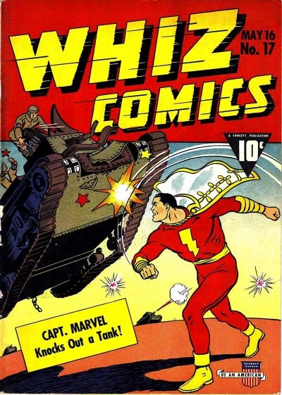 Cover of Captain Marvel Knocks Out a Tank!