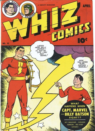 Cover of Whiz Comics