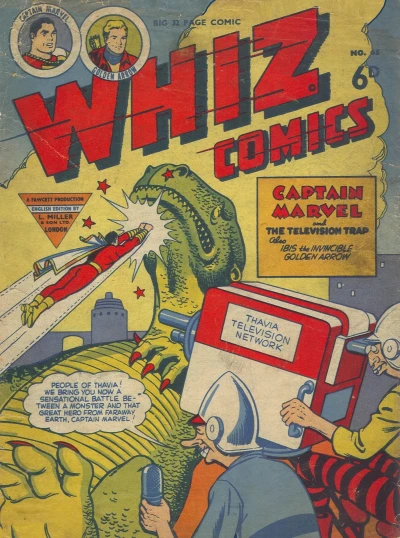 Cover of Captain Marvel and the Television Trap