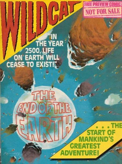 Cover of Wildcat preview comic