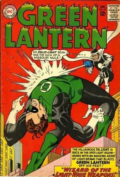Cover of Wizard of the Light-Wave Weapons!; The Disarming of Green Lantern!