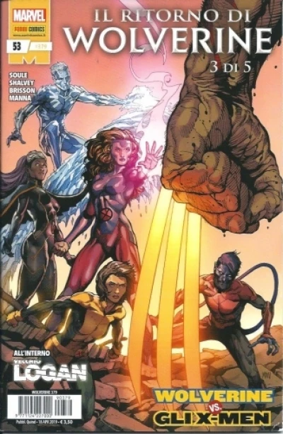Cover of Wolverine vs. gli X-Men (Il ritorno di Wolverine 3 di 5)