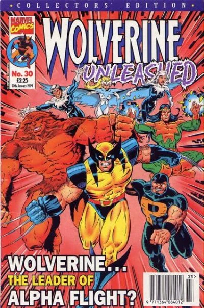 Cover of Wolverine... The Leader Of Alpha Flight?