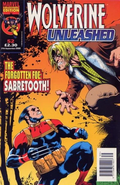 Cover of The Forgotten Foe... Sabretooth!