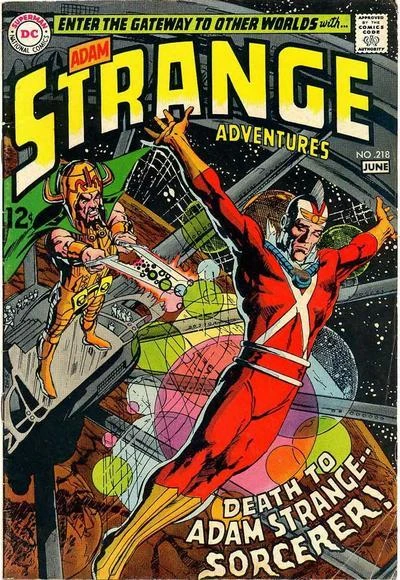 Cover of "Death To Adam Strange -- Sorcerer!"