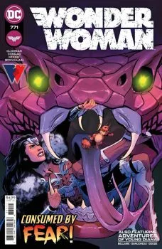 Cover of Afterworlds Part 2; Young Diana in Lessons Learned