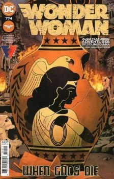 Cover of Afterworlds Part 5; Young Diana in Hero Worship