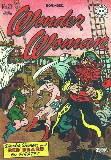 Cover of Wonder Woman and the Red Beard Pirate