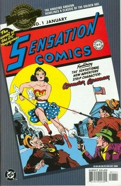 Cover of Wonder Woman Arrives in Man's World