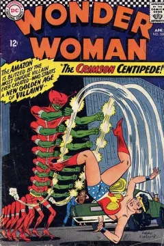 Wonder Woman Battles the Crimson Centipede!