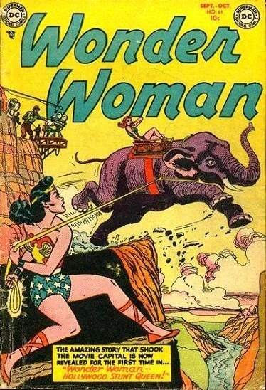 Cover of Wonder Woman - Hollywood Stunt Queen!