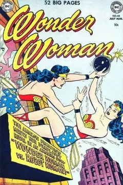Wonder Woman vs. Robot Woman
