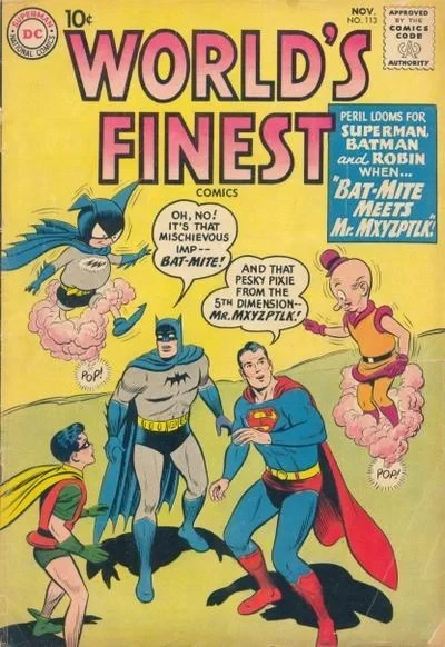 Cover of Bat-Mite Meets Mr. Mxyzptlk