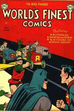 Featuring Superman, Batman and Robin, The Wyoming Kid, Green Arrow