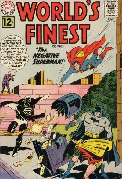 Cover of The Negative Superman!