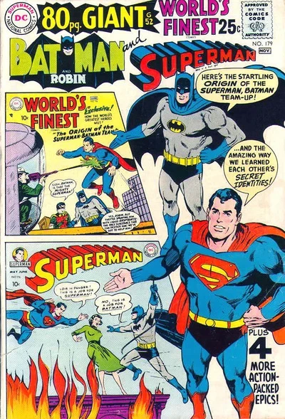 Cover of The Origin of the Superman-Batman Team
