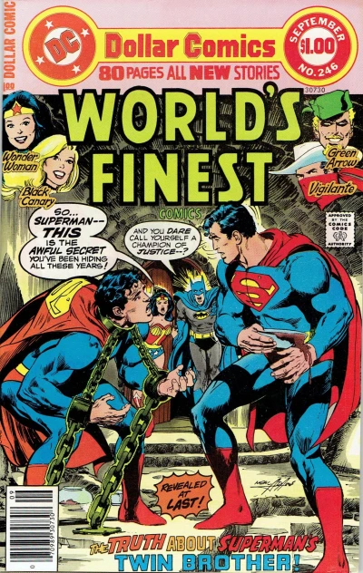 Cover of The Prisoner of the Kryptonite Asteroid!; Wulf Hunt; Manhunt for a Murder!; Son of a Gun!; The Baron's Name is Blitzkrieg