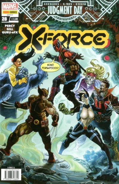 Cover of X-Force 28 - A.X.E. Judgment Day