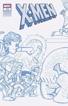 Cover of Chris Giarrusso Incentive Marvel Universe Connecting Sketch Variant (1:50)