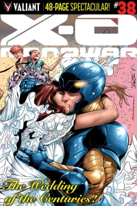 The Wedding of... X-O Manowar; [The Bachelor Party or, What Happens in Vegas, etc.]; The Lady Sana; The Talk; Owly & Wormy & Shanhara! in "Bouncing Back!"