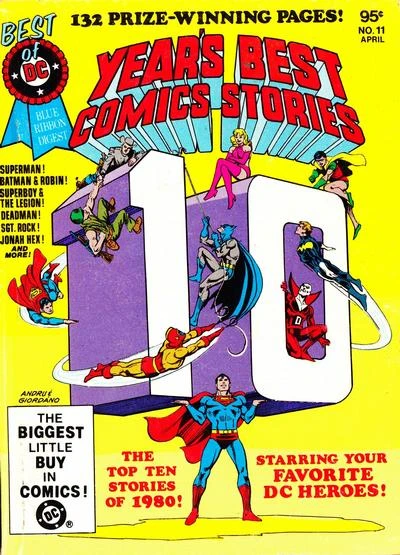 Cover of Years Best Comic Stories